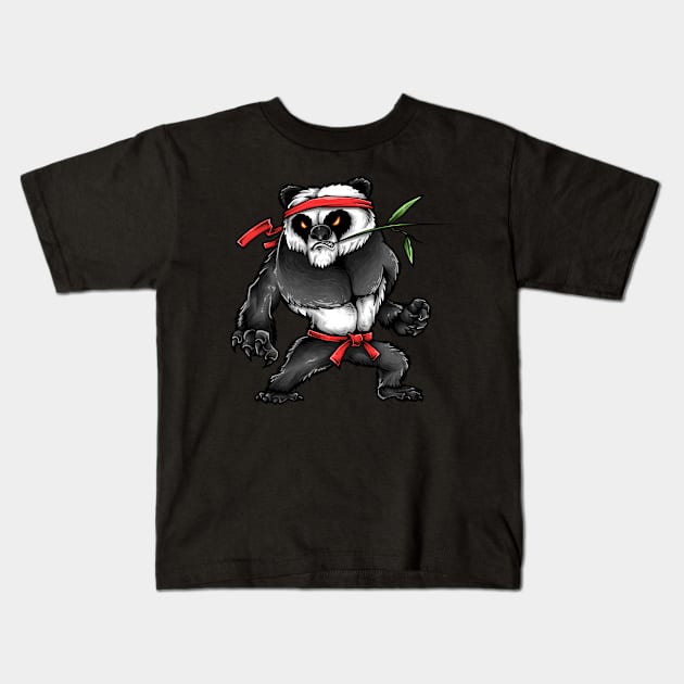 KARATE MARTIAL ARTS Kids T-Shirt by ReignGFX